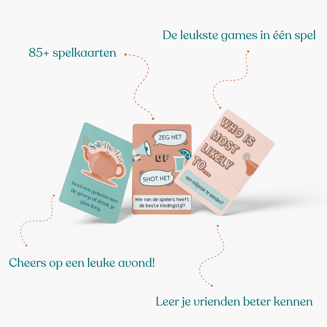 CHEERS WITH US - Kaartspel