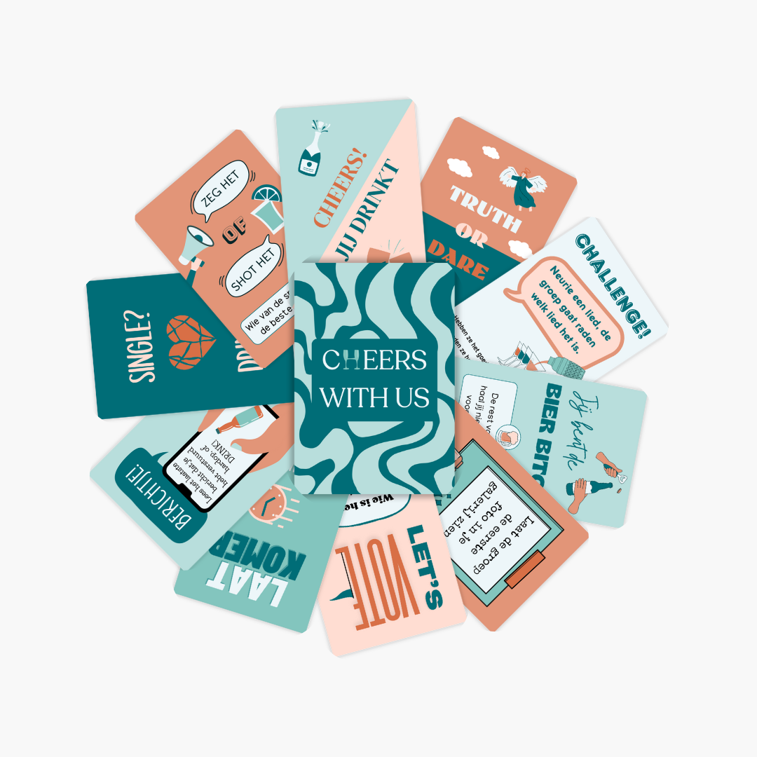 CHEERS WITH US - Kaartspel